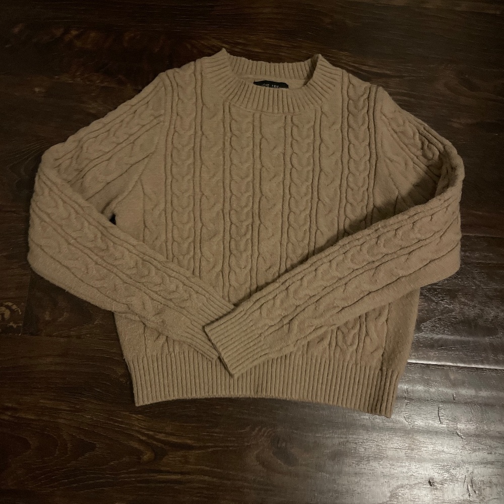Warm tan brown sweater